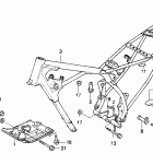 XR100R Рама