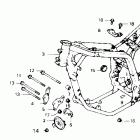 XL600V Рама
