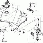 XL600V ТОПЛИВНЫЙ БАК
