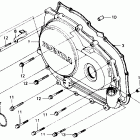 VF750C Magna V45 Крышка картера правая
