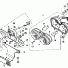 VF750C Magna V45 Задний фонарь