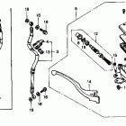 VTR250 Главный тормозной цилиндр передний