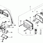CMX450C Задний фонарь