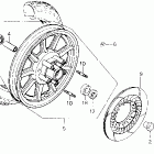 GL1200I Заднее колесо