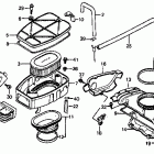 VF700C MAGNA V45 Air cleaner 85-86