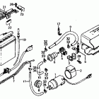 VF700C MAGNA V45 Battery @ fuel pump