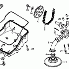 VF700C MAGNA V45 Oil filter @ oil pan @ oil pump