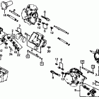 VF700C MAGNA V45 Carburetor comp. parts
