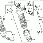 VF700C MAGNA V45 Rear shock absorber y-