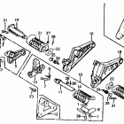 VF700C MAGNA V45 Footpegs