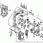 VF700C MAGNA V45 Front brake caliper 85-86