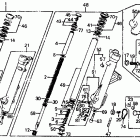 VF700C MAGNA V45 Передние аммортизаторы