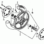 VF700C MAGNA V45 Front wheel 85-86