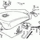 VF700C MAGNA V45 Fuel tank 85-86
