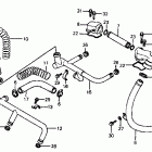 VF700C MAGNA V45 Water pipe @ thermostat