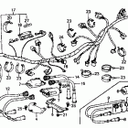 VF700C MAGNA V45 Wire harness @ ignition coil