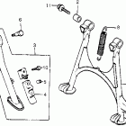 VT500C Подножка