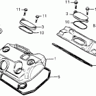 VT500C Крышка головки цилиндров