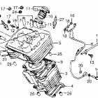 VT500C Передняя головка цилиндров