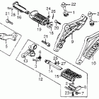 CB650SC Footpegs