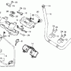 GL1200A 1200 / a / i handlebar @ key set 84-85