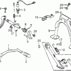 GL1200I Gearshift pedal @ brake pedal @ stands