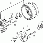 GL1200I Alternator @ starter clutch