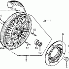 GL1200L Заднее колесо