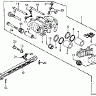 VF700F Задний тормозной суппорт