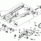 CR250R Swingarm 84