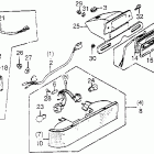 GL1200I 120i / a / l license light @ rear combination light 84-8...