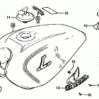 CB1000C ТОПЛИВНЫЙ БАК