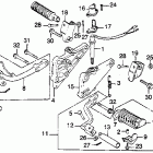 CM450A Footpegs
