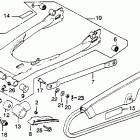 CM450E Swingarm @ chain case