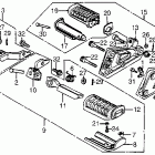 CX650C Footpegs