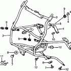 CX650T Fairing stay
