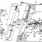 GL1100I Gl1100 / i front shock absorber