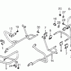 GL1100I Engine guard @ saddlebag stay