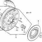 GL1100I Заднее колесо