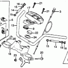 GL650I Handlebar @ top bridge @ key set