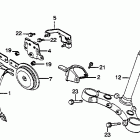 GL650I Steering stem @ horn