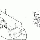 VT750C Задний фонарь
