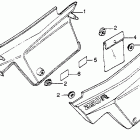 XL250R БОКОВАЯ КРЫШКА