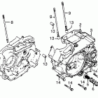 XR200R Картер