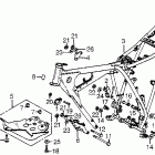 XR200R Рама