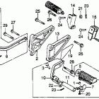 CB450SC Footpegs