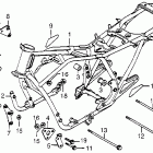 CB750C Рама