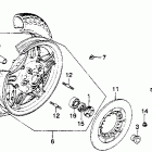 GL1100A Заднее колесо