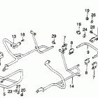 GL1100I Engine guard @ saddlebag stay