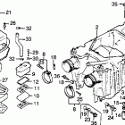 CB400T Воздухозаборник